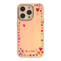 Rainbow Hearts Dopamine Laser iPhone Case
