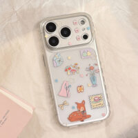 Cute Deer Apple Stand Clear iPhone Case - Image 5