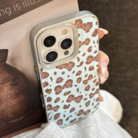 Silver Edge Retro Brown Leopard iPhone Case - Image 6