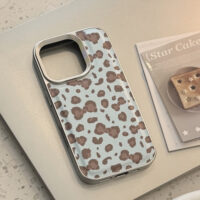 Silver Edge Retro Brown Leopard iPhone Case - Image 4