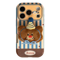 Cute 3D Plush Animal Leather Soft iPhone Case - Image 4