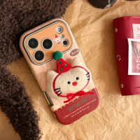 Cute 3D Plush Animal Leather Soft iPhone Case - Image 2