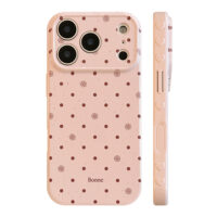 Vintage Polka Rose Floral Strap Soft iPhone Case