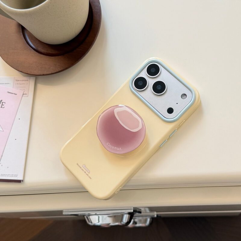 Pastel Fruit Jelly Stand Korean Style iPhone Case-10