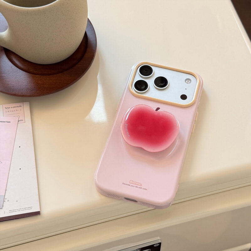 Pastel Fruit Jelly Stand Korean Style iPhone Case-6