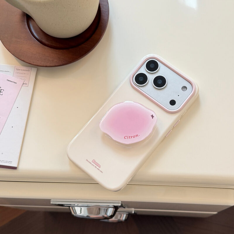 Pastel Fruit Jelly Stand Korean Style iPhone Case-7