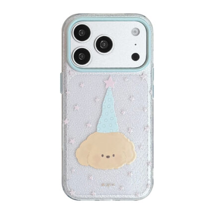 Cute Pastel Clear Star Animal Soft Protective iPhone Case