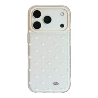 Pastel Tiny Heart Clear Soft Protective iPhone Case - Image 2