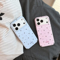Glossy Starry Korean Soft Stand iPhone Case - Image 4